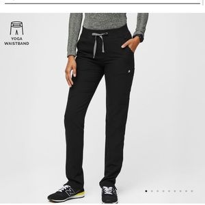 Yola black skinny scrubs pants medium